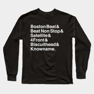 Boston Rave Record Stores of the 90s Long Sleeve T-Shirt